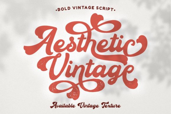 Aesthetic Vintage Typeface Review: Bold Script for Retro Branding
