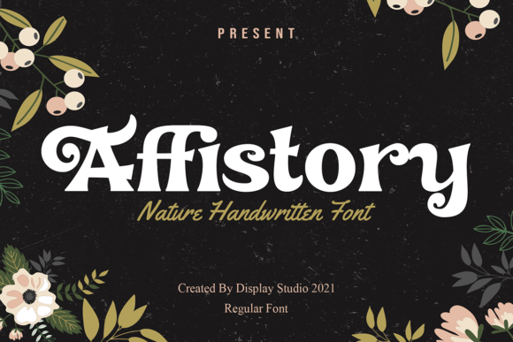 Affistory: A Handwritten Typeface for Editorial Grace