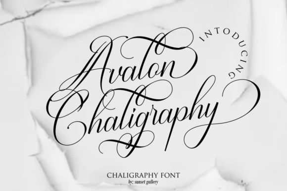 Avalon Chaligraphy: Elevating Editorial Design with Modern Script Typography