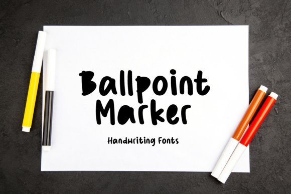 Ballpoint Marker: A Handwritten Typeface for Modern Web Design