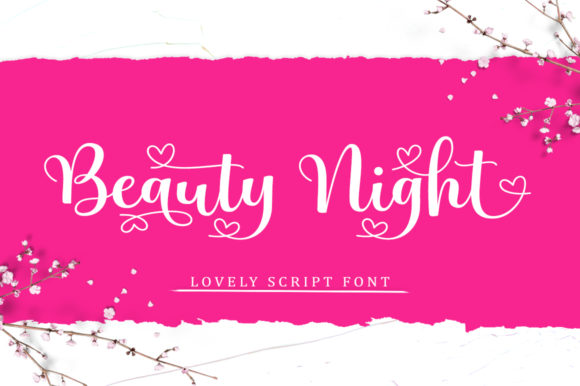 Beauty Night: The Script Typeface That Elevates Campaign Visuals
