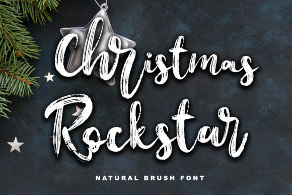Christmas Rockstar: Elevating Digital Brand Identity with Elegant Script Typography