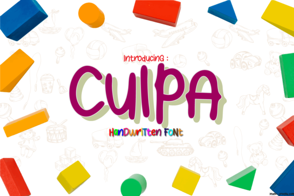 Culpa: A Friendly Handwritten Font for Authentic Brand Identity