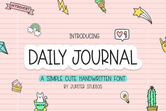 Daily Journal Typeface Review: Handwritten Charm for Campaign Design