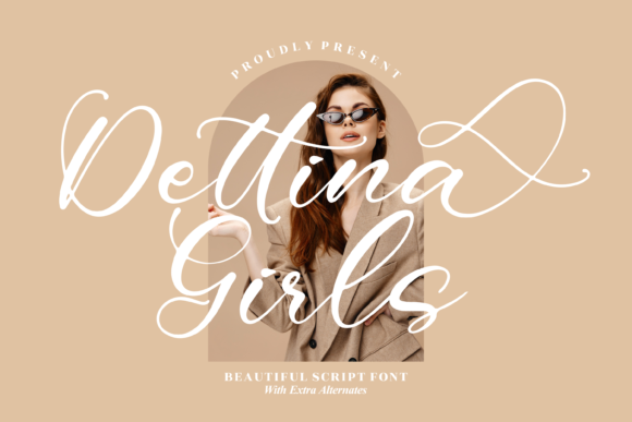 Dettina Girls: The Elegant Script Font for Handmade Labels and Branding