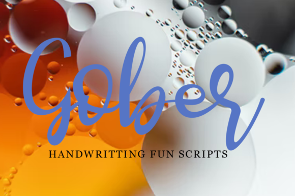 Gober: The Relaxed Script Font for Polished Brand Identity