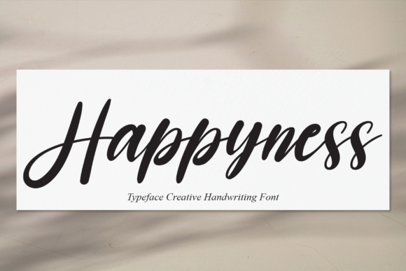 Happyness: A Chic Script Typeface for Elegant Branding
