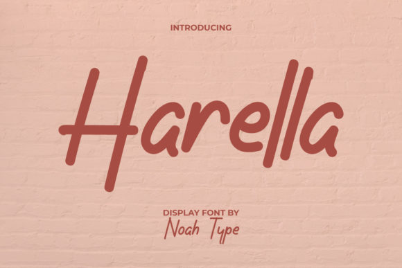 Harella: A Natural Script Typeface for Editorial Design