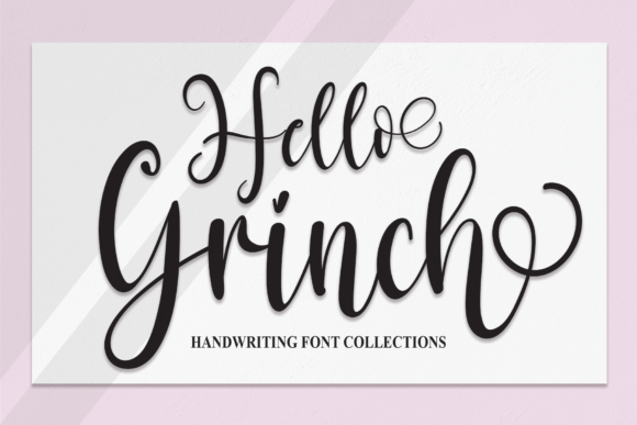 Hello Grinch: A Handwritten Typeface for Editorial Design