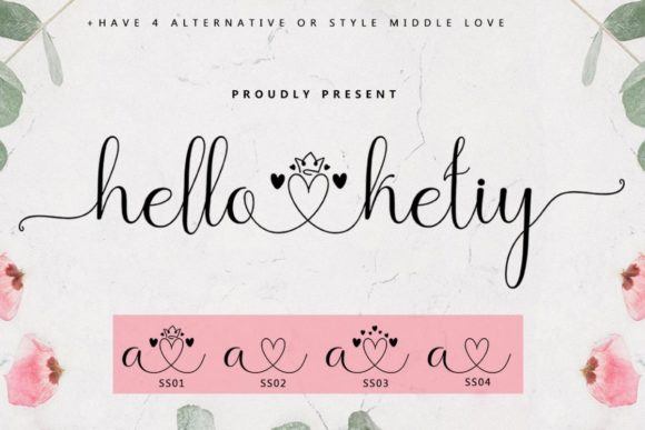 Hello Ketiy: A Sweet Handwritten Typeface for Creative Makers