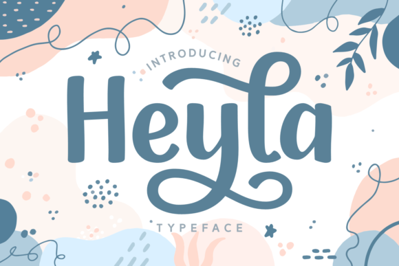 Heyla: The Playful Script Font for Scroll-Stopping Social Graphics