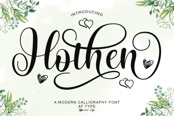 Hohen: An Elegant Script Typeface for Modern Brand Identity