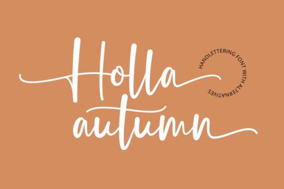 Holla Autumn: A Handwritten Script for Authentic Brand Identity