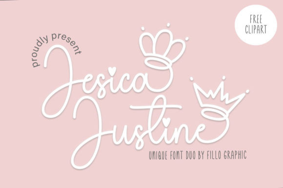 Jesica Justine: A Refined Script Typeface for Editorial Design
