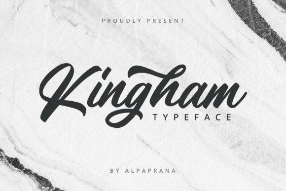 Kingham Handwritten Font: A Timeless Script for Crafters and Sellers