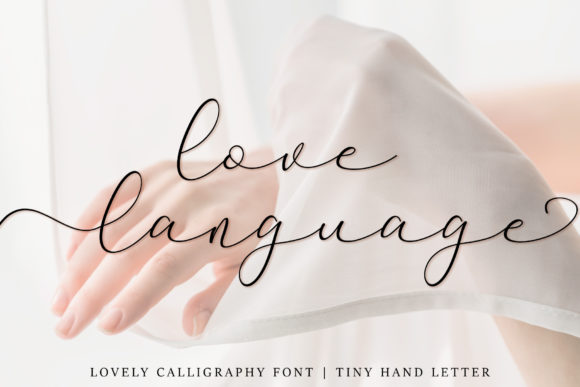 Love Language Typeface: Elevate Handmade Branding with Elegant Swashes