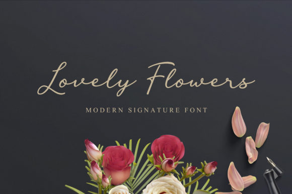 Lovely Flowers: A Relaxed Script Typeface for Authentic Brand Identity