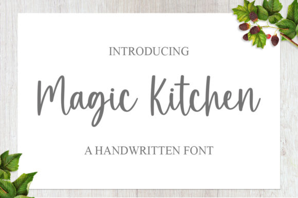 Magic Kitchen Typeface: A Review for Editorial Design