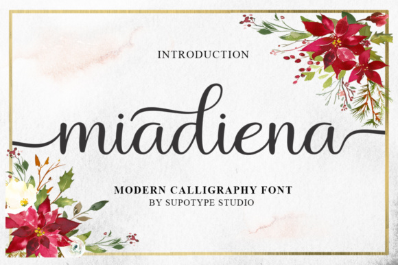 Miadiena: The Script Font for Scroll-Stopping Visuals