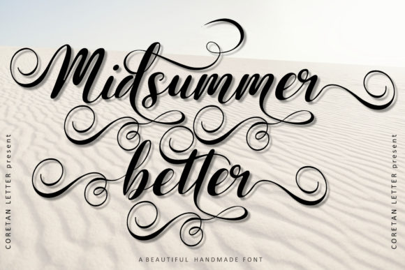 Midsummer Better: A Script Font for Editorial Elegance
