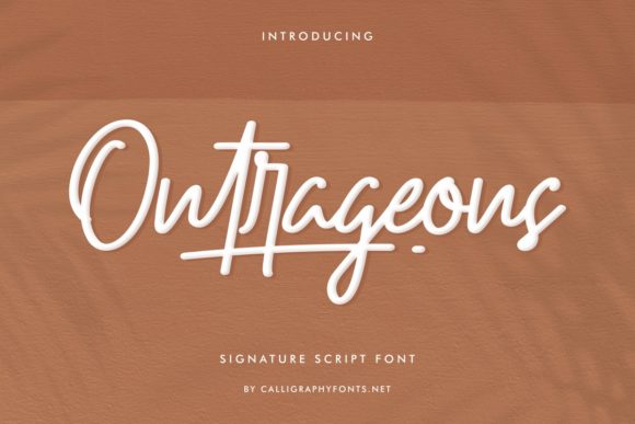 Outrageous: The Script Typeface That Elevates Campaign Visuals