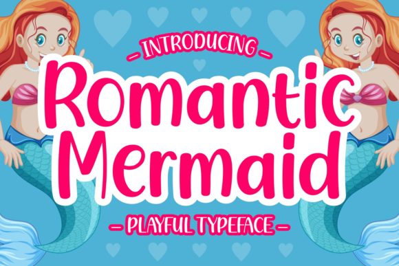 Romantic Mermaid: A Handwritten Font for Playful Editorial Design