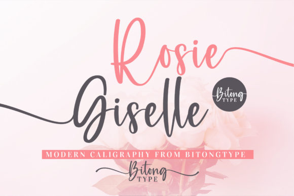 Rosie Giselle: A Delicate Script Typeface for Handmade Branding