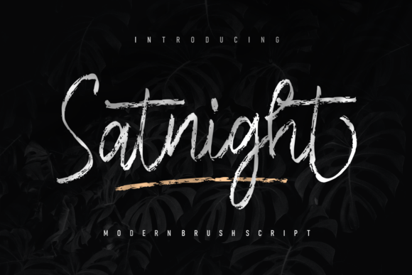 Satnight: A Modern Handwritten Typeface for Digital Branding