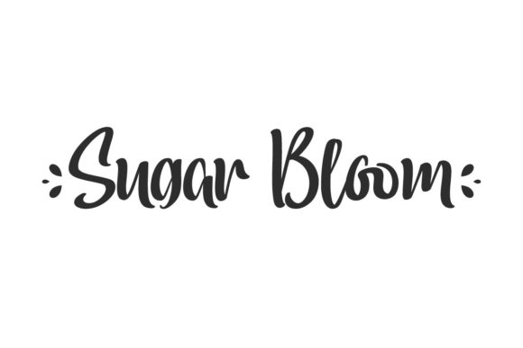 Sugar Bloom: A Handwritten Font for Organic Brand Identity