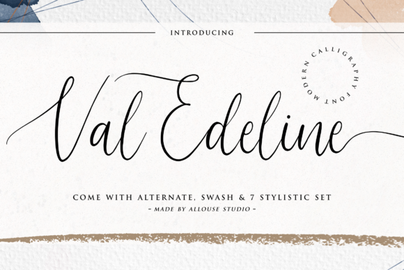 Val Edeline: A Delicate Script Typeface for Elegant Web Design