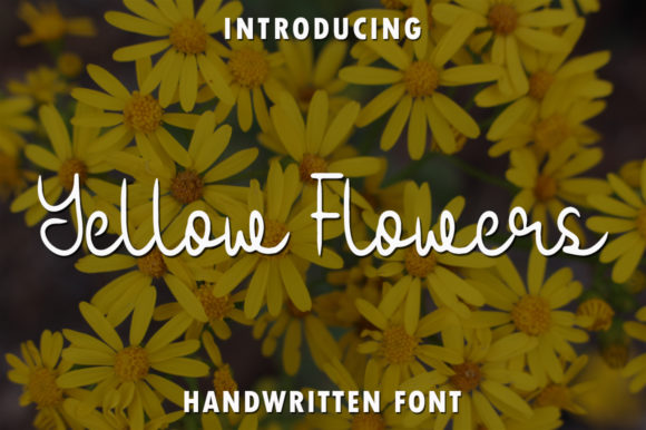 Yellow Flowers: A Refined Script Font for Elegant Web Design