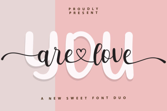 You Are Love: A Chic Typeface for Editorial Design